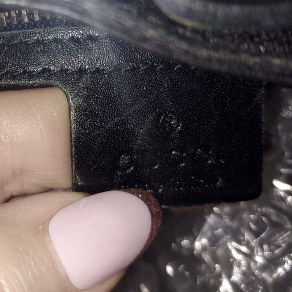 Gucci Black Monogram Tote Bag - Picture 3 of 6